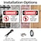 Signmission Renovation Work Contains Lead Do Not Enter Danger Sign, Plastic, 10in W x 7in L, 2PK OS-2PACK-DS-P-710-L-1750 - alternate 5